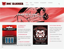 Tablet Screenshot of doc-hammer.com